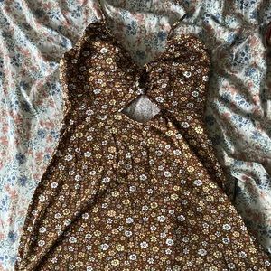 Hollister Floral Halter Dress